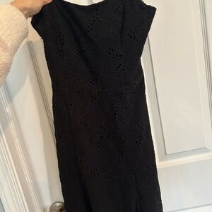 Lilly Pulitzer Black Strapless Dress